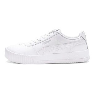 Puma Carina L Soft Foam+ Women White Sneaker Shoes Sz 11